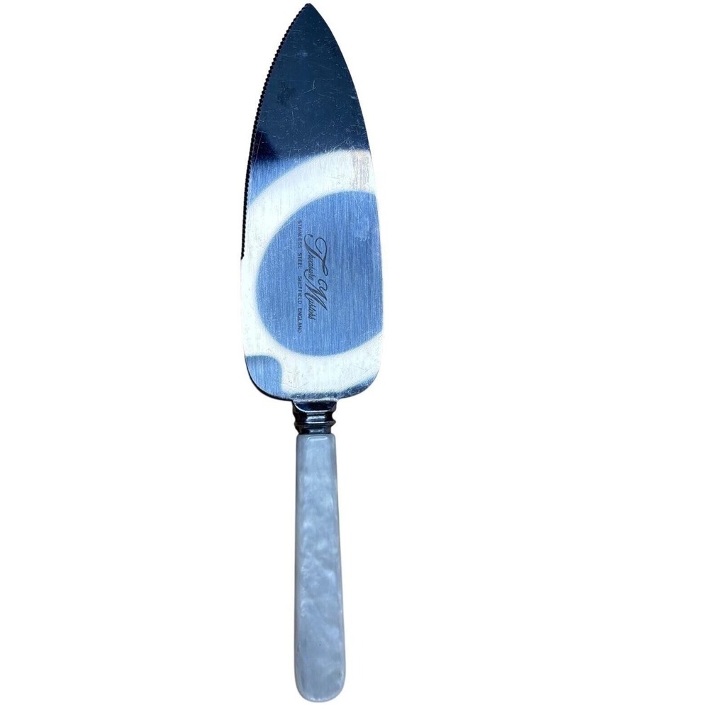 Treasure Masters Sheffield England Stainless Steel Cake Server Mother of  Pearl